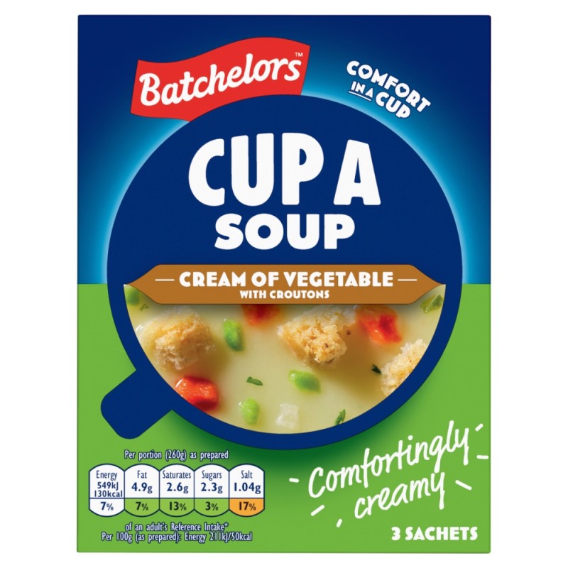 Batchelors Cas Cream Of Veg 3Pk