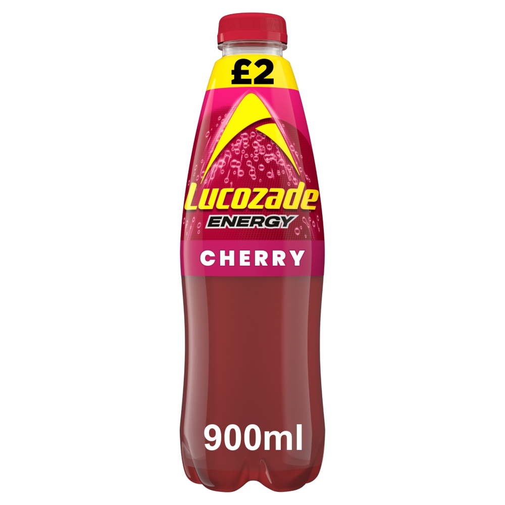 Lucozade Energy Cherry 900Ml Pmp 2