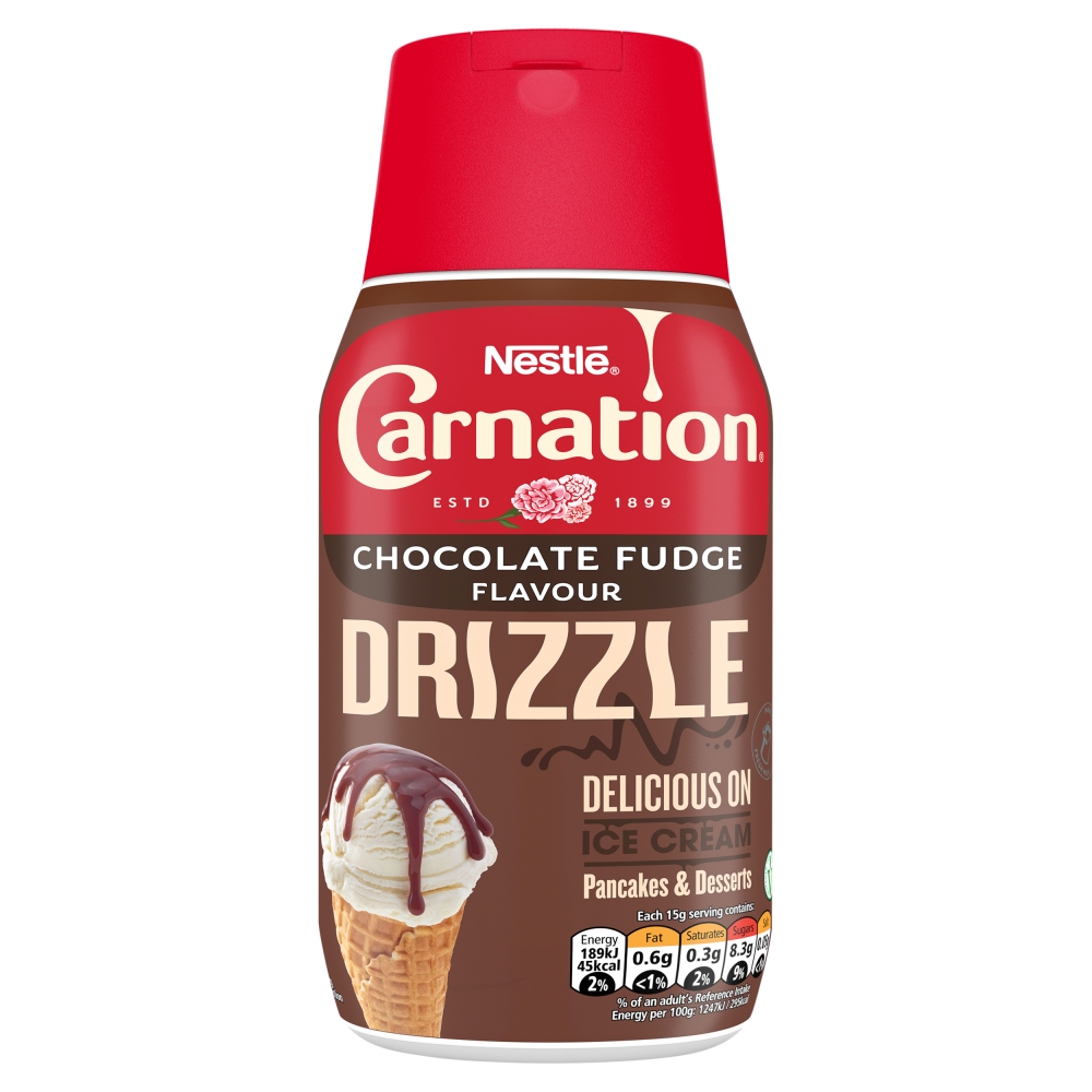Carnation Drizzles - Chocolate 450G
